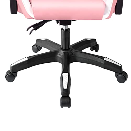 Silla Gaming Ergonómica Reclinable con Cojines Lumbar y Cervical