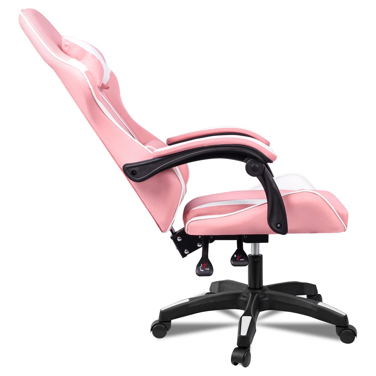 Silla Gaming Ergonómica Reclinable con Cojines Lumbar y Cervical