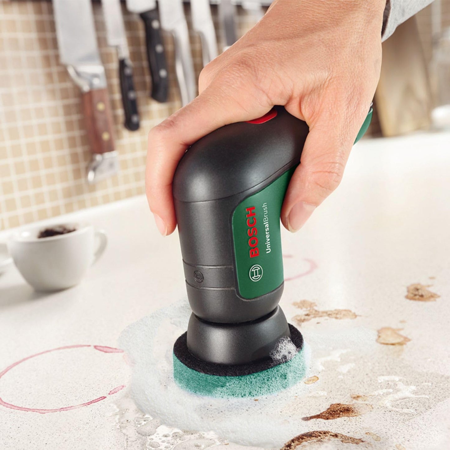 Bosch UniversalBrush Cepillo Eléctrico con 8 Cabezales y Batería 3.6V