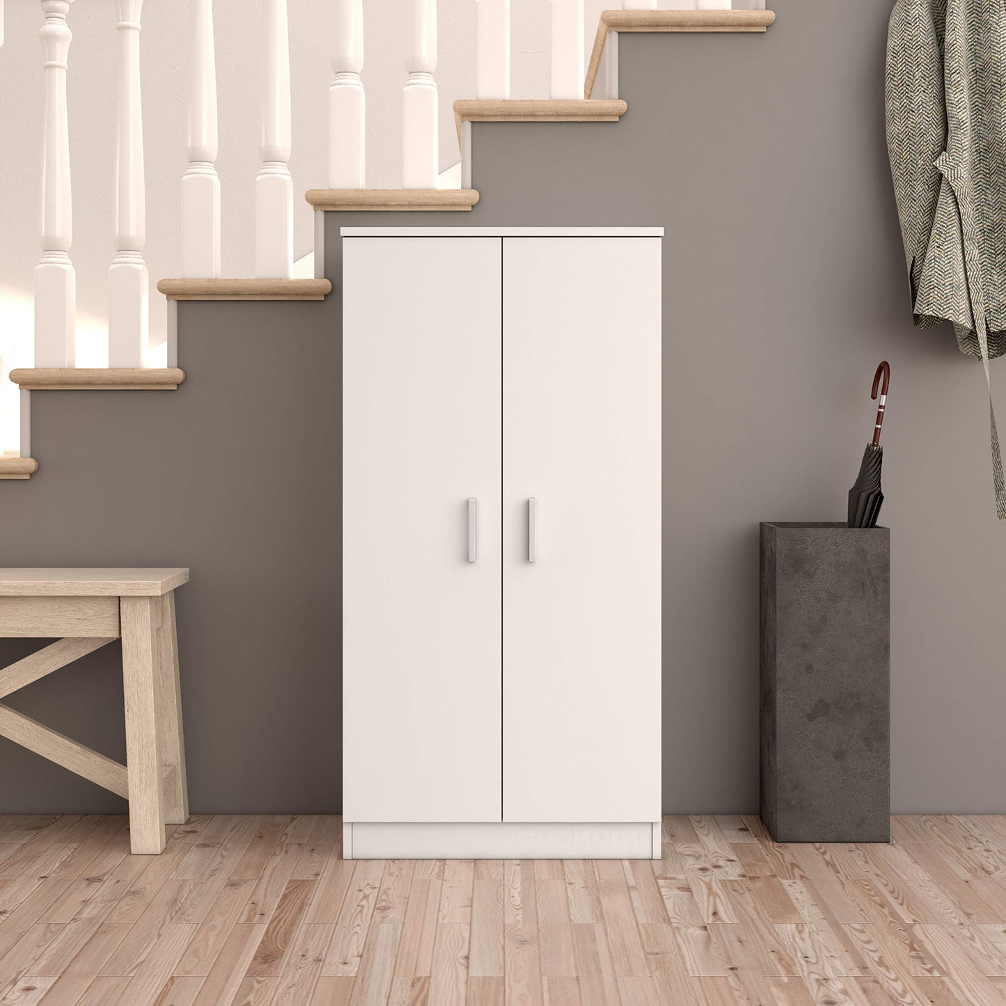 Habitdesign Zapatero Armario Basic Blanco 108x55x36 cm
