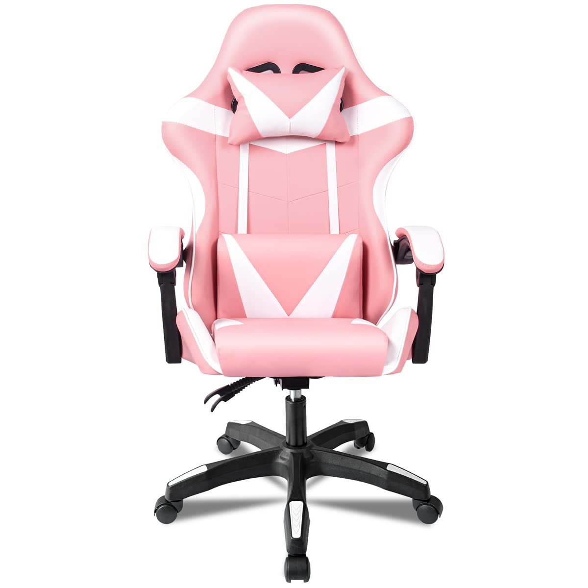 Silla Gaming Ergonómica Reclinable con Cojines Lumbar y Cervical