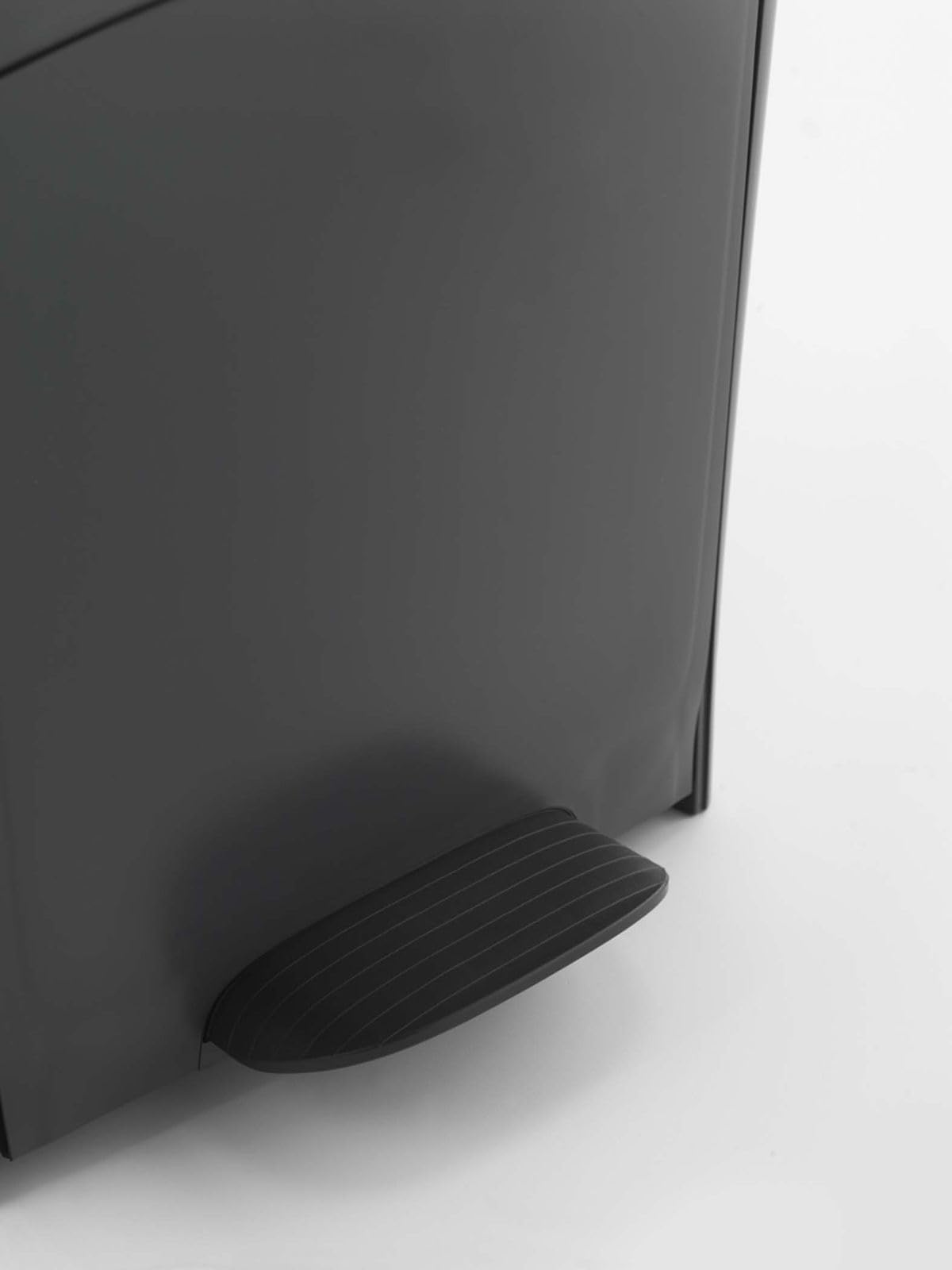 Cubo de Basura Reciclaje 70L con 2 Compartimentos Vertical Negro