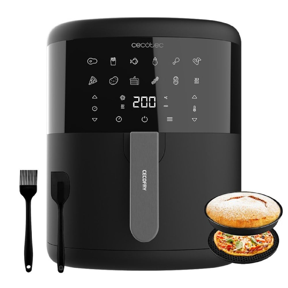 Cecotec Freidora Aire 6L Air Fryer Bombastik 6000 Full 1700W