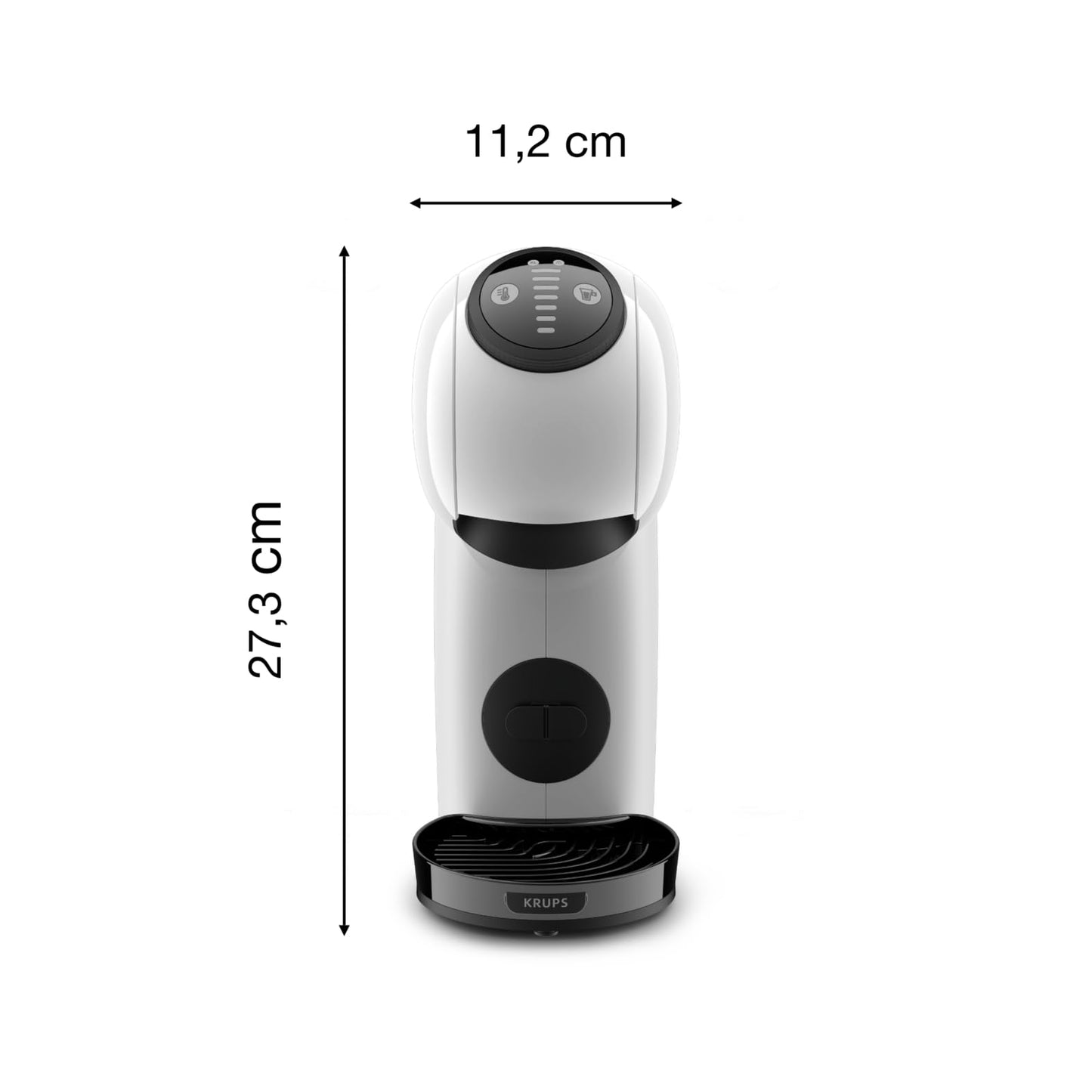 Krups Dolce Gusto Genio S Cafetera Cápsulas Frías y Calientes Blanca
