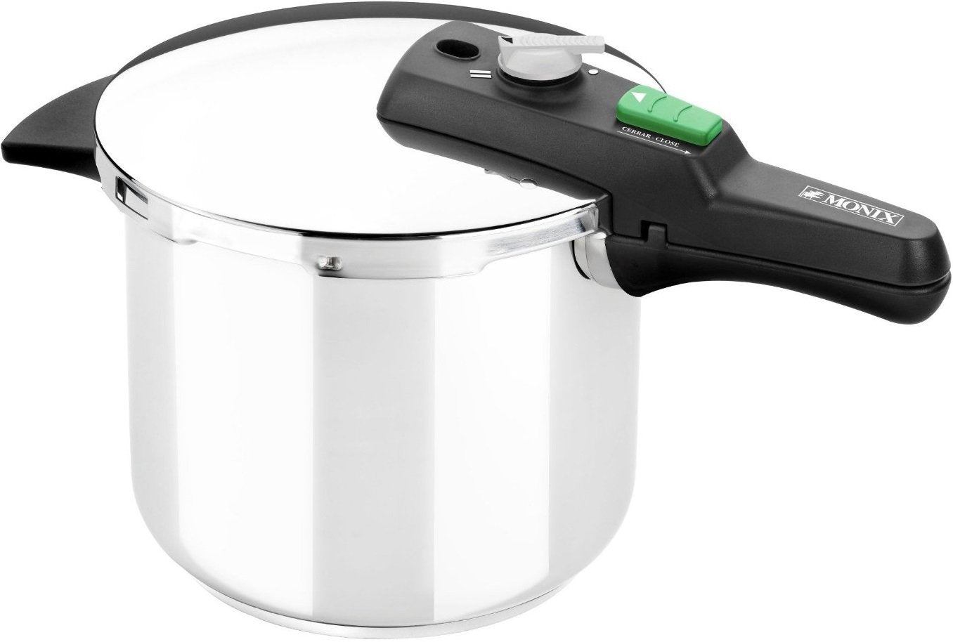 MONIX Quick Olla Express 6 Litros Acero Inoxidable 22 cm