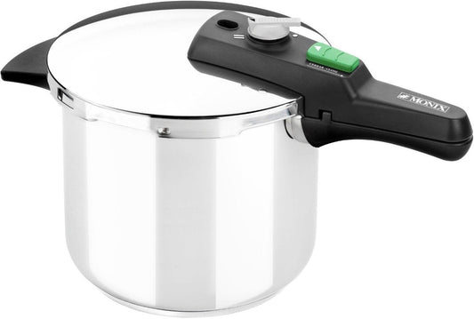 MONIX Quick Olla Express 6 Litros Acero Inoxidable 22 cm