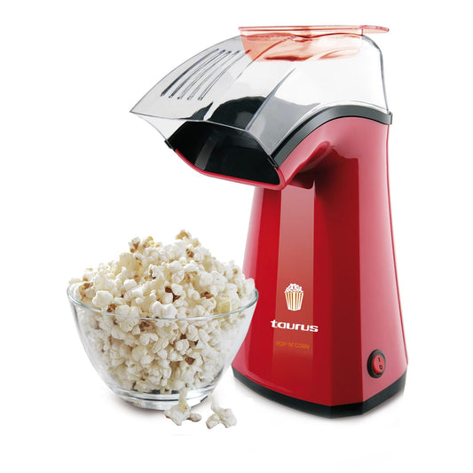 Taurus Palomitero Pop'N'Corn 1100W sin Aceite Rojo
