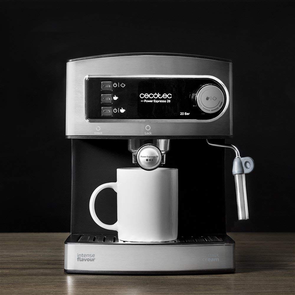 Cecotec Cafetera Express Manual Power Espresso 20 Inox 850W