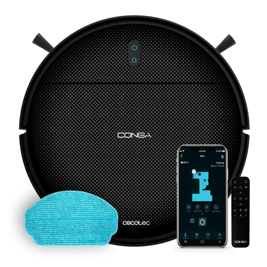 Cecotec Robot Aspirador Conga 999 Map Genesis con App y Mando